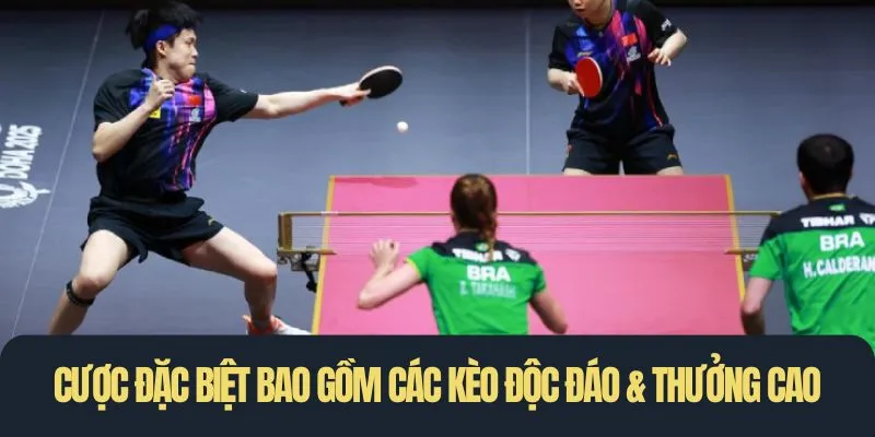 Cược đặc biệt bao gồm các kèo độc đáo & thưởng cao