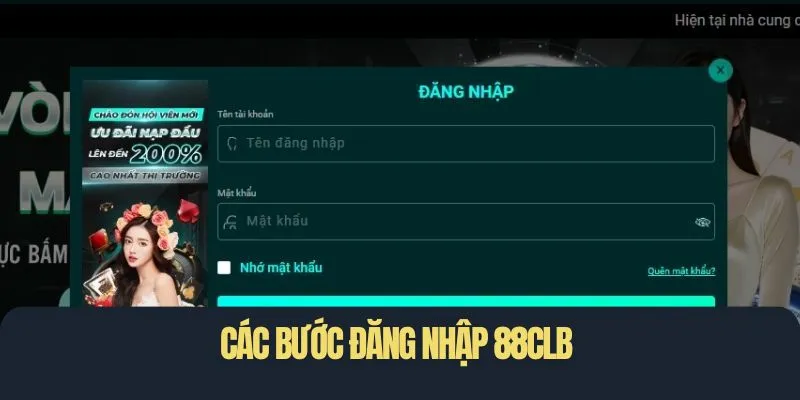 Hướng dẫn đăng nhập tài khoản