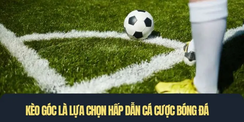 Kèo góc là lựa chọn hấp dẫn & thú vị cho người chơi cá cược bóng đá