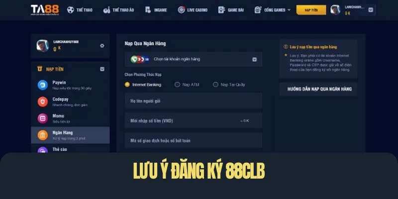Những lưu ý khi mở nickgame tại website